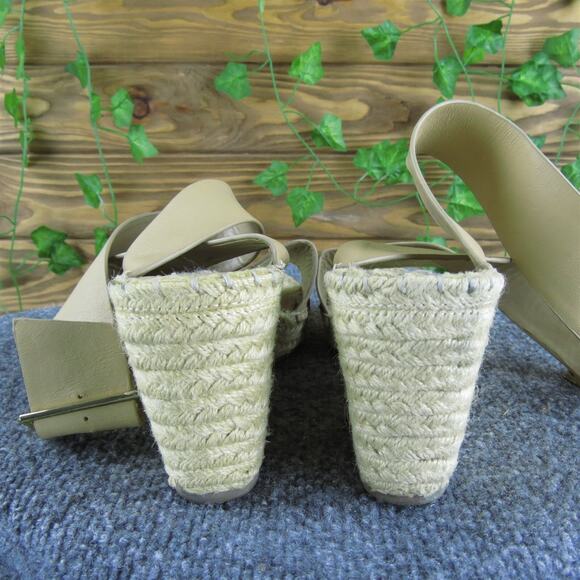 Steve Madden Women's Radli Ankle Strap Beige Leather 9 Medium Gently Used‎ 2025 - Picture 4 of 8